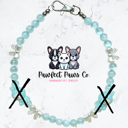 LaBujee Blue* Blue Labubu Custom Beaded Dog/Cat Necklace!