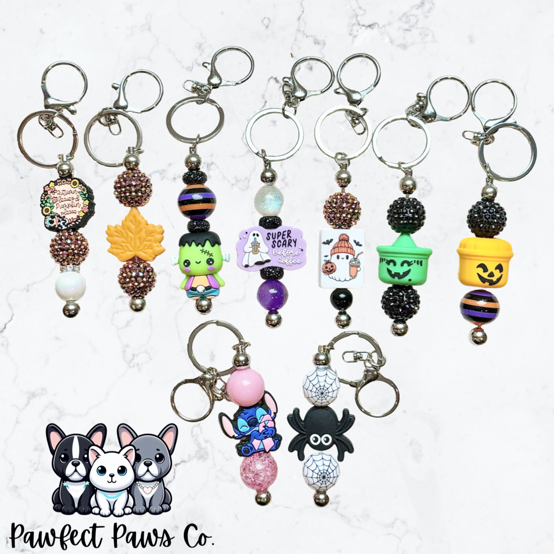 Luxury Spooky Beaded Pen, Keychain or Lanyard!