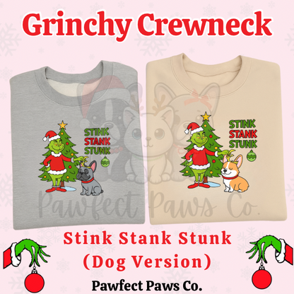 Grinch Holiday Dog Mama Crewneck