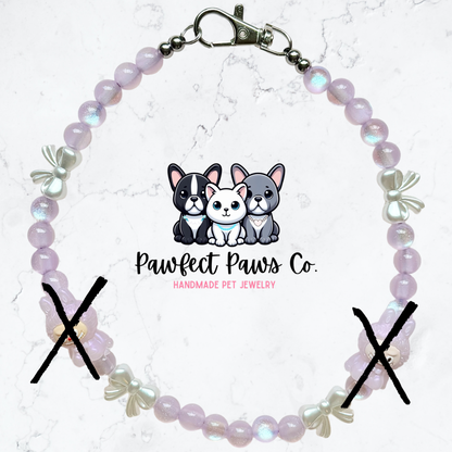 LaBujee Purple* Purple Labubu Custom Beaded Dog/Cat Necklace!