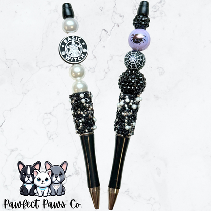 Luxury Spooky Beaded Pen, Keychain or Lanyard!