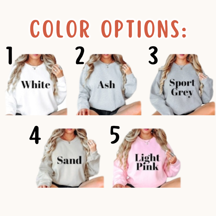 Fall Time Girly Cozy Crewneck!