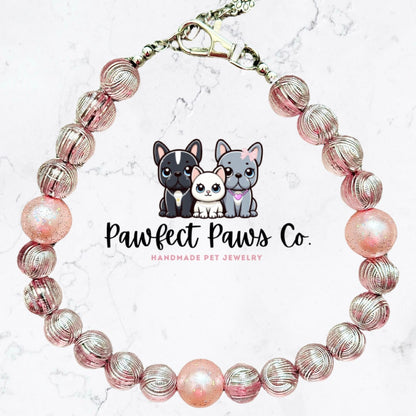 Pink Passion * Pink Sparkle Luxury Custom Beaded Dog/Cat Collar Necklace!