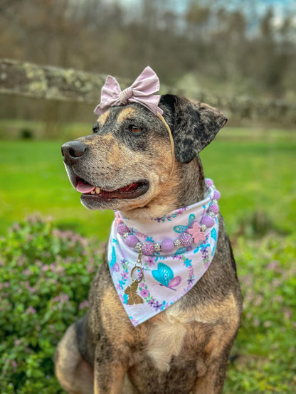 Butterfly Kisses * Custom Beaded Dog/Cat Collar Necklace!