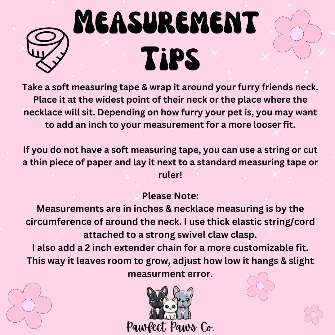 Pawtriotic Pride* Red, White & Blue Patriotic Paws Custom Beaded Dog/Cat Necklace!